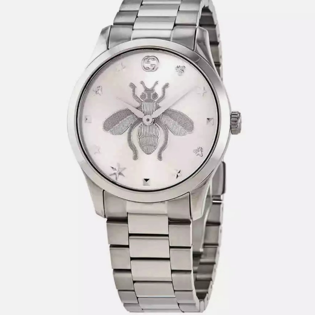 Gucci GTimeless Silver Dial Ladies Watch